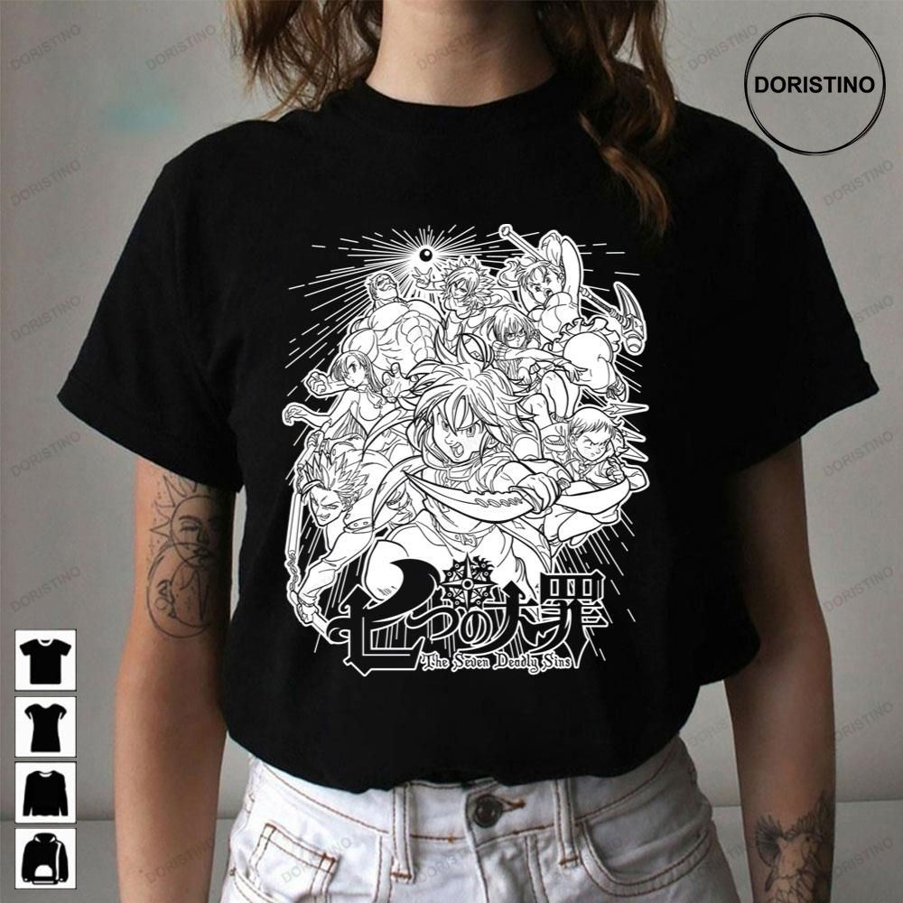 Deadly Warrior Seven Deadly Sins Awesome Shirts